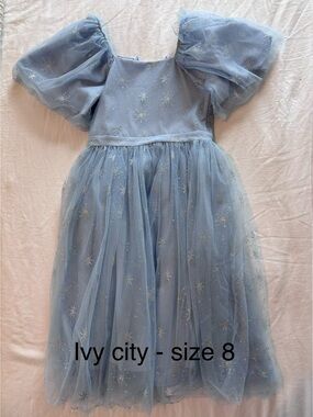 Ivy City Co Light Blue Tulle Starlet Dress